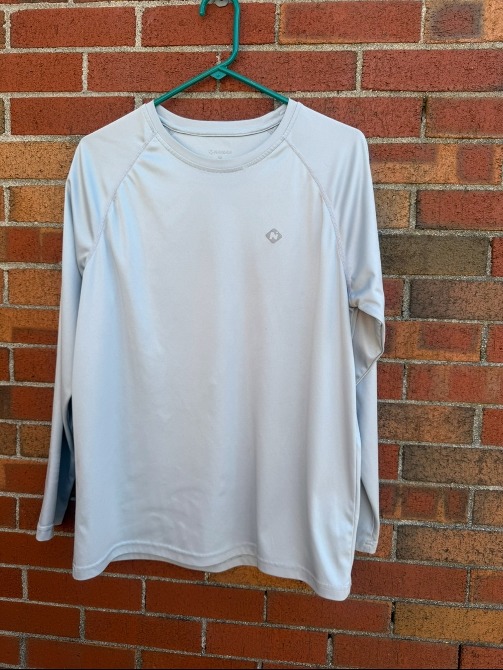 Naviskin Men’s Long Sleeve UPF 50+ Sun Protection Shirt Gray Size Medium